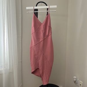 Asymmetrical midi dress